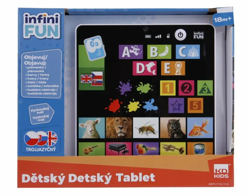 Infini FUN Dětský tablet - CZ/SK/AJ