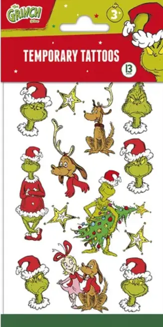 Dočasné tetování Grinch