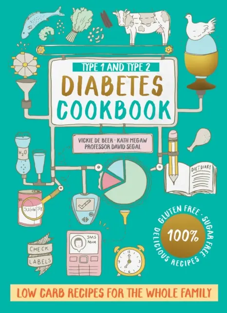 Type 1 and Type 2 Diabetes Cookbook - Kath Megaw, Vickie De Beer, Prof. David Segal