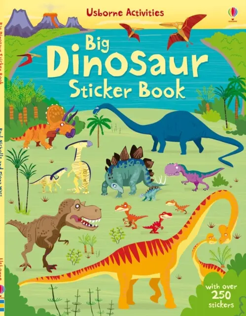 Big Dinosaur Sticker book - Fiona Watt,Big Dinosaur Sticker book - Fiona Watt - kniha z kategorie Beletria