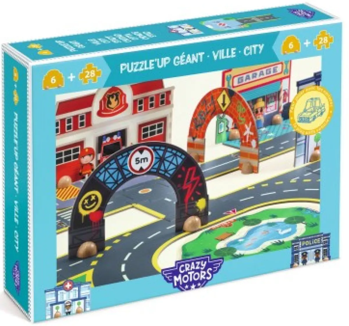 Puzzle Puzzl'Up Město - 33 pcs