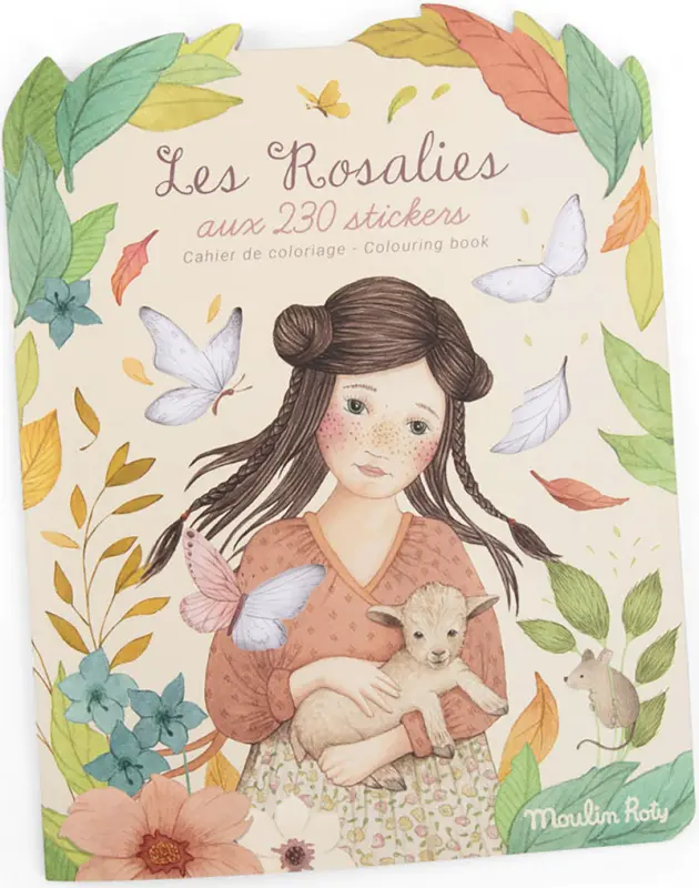 MOULIN ROTY Knížka se samolepkami Les Rosalies