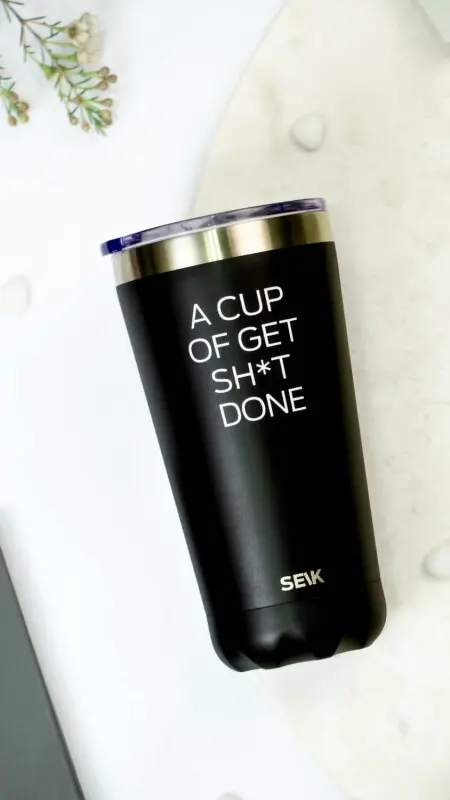 SEIK Termohrnek - A cup of get sh*t done (350 ml)