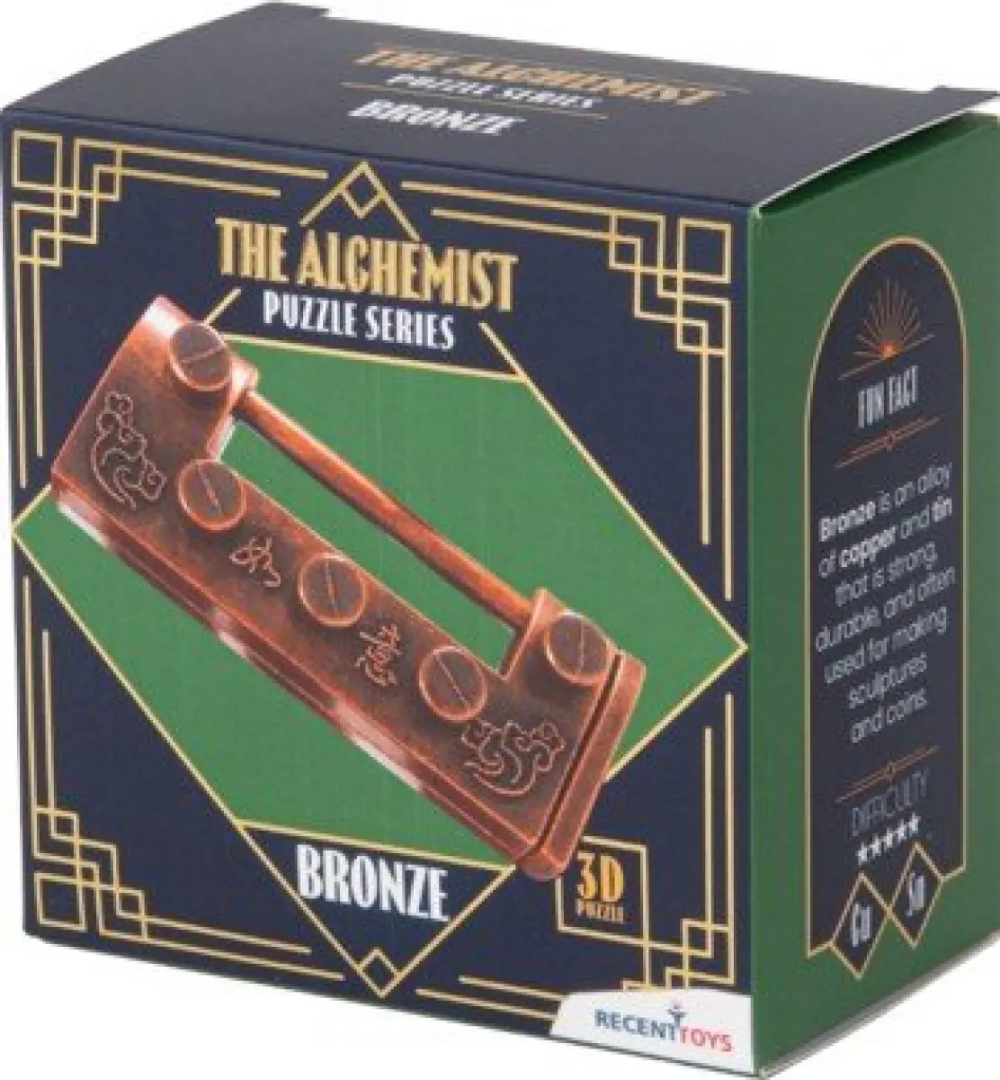 RECENTTOYS Alchymista - zámek, bronz