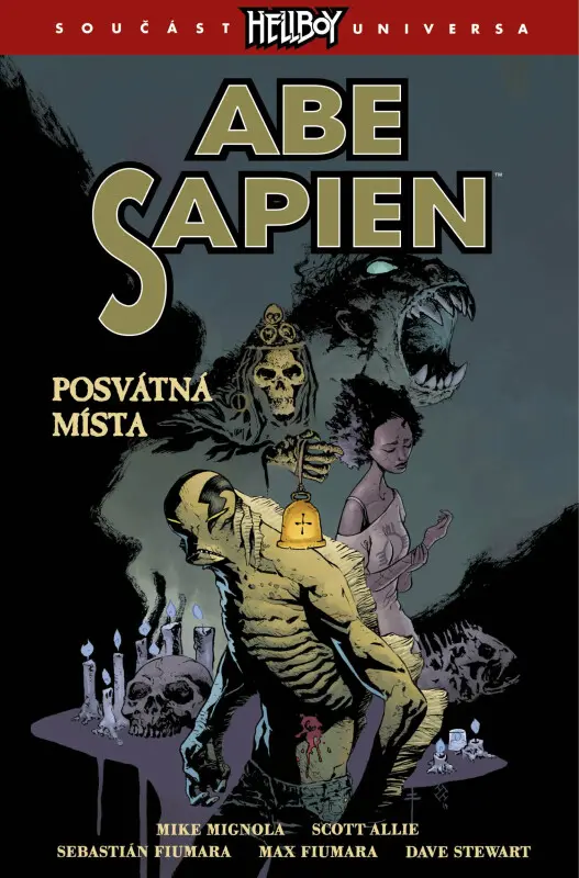 Abe Sapien 5 - Posvátná místa - Mike Mignola, Scott Allie, Max Fiumara, Sebastián Fiumara