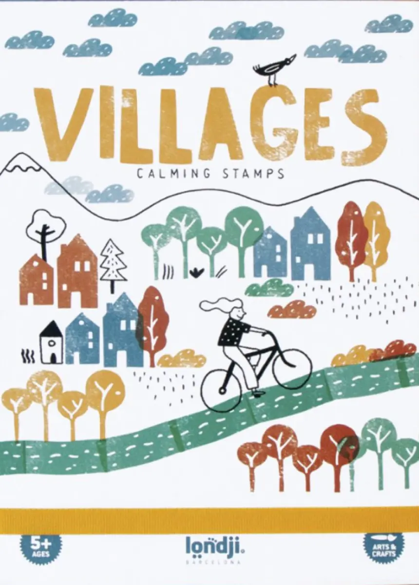 LONDJI Razítkovací set - Calm Stamps - Villages