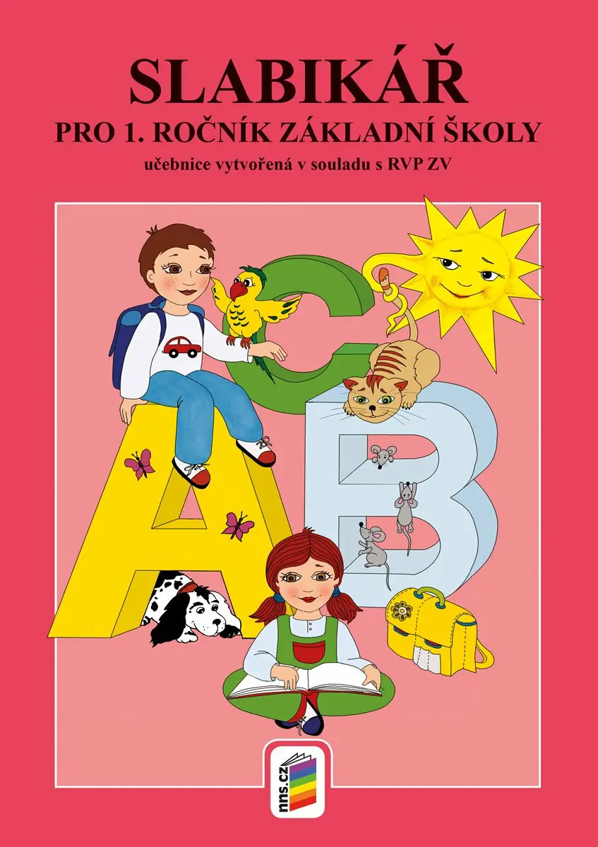 Slabikář (DUHOVÁ ŘADA) pevné desky - mechová vazba