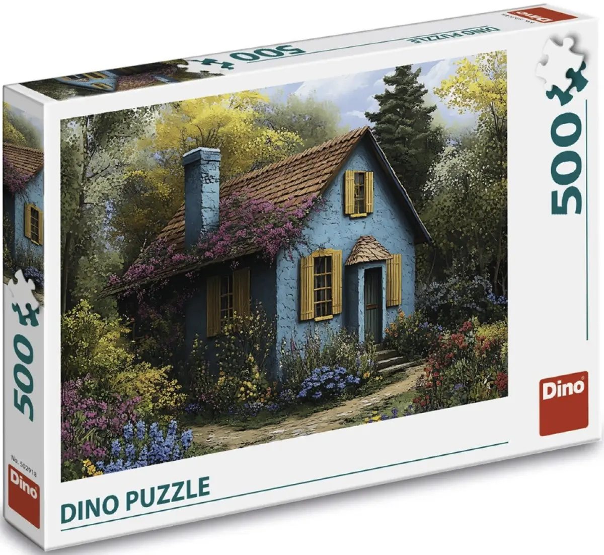Puzzle Modrý domeček 500 dílků - Neznámý