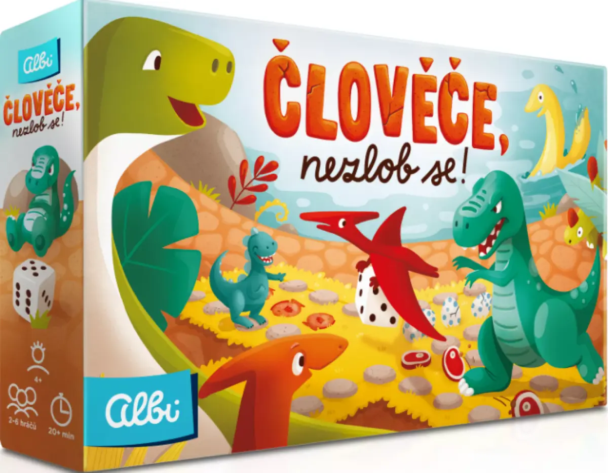 Člověče, nehnevaj sa! - Dinosaury,Člověče, nehnevaj sa! - Dinosaury - hra z kategorie Ostatné