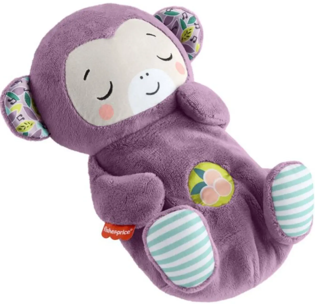 Mattel Fisher Price Mazlivá a uklidňující fialová opička