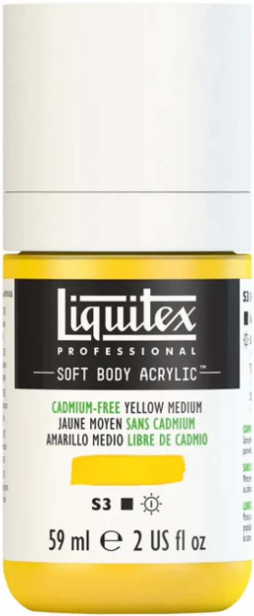 Akrylová barva Liquitex SB 59ml – 890 Cadmium-Free Yellow Medium