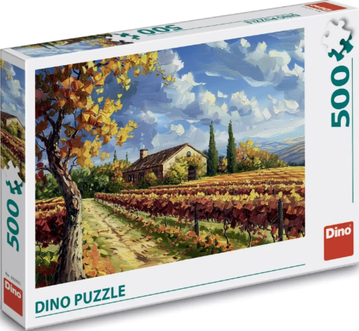 Puzzle Malovaná vinice 500 dílků - Dino