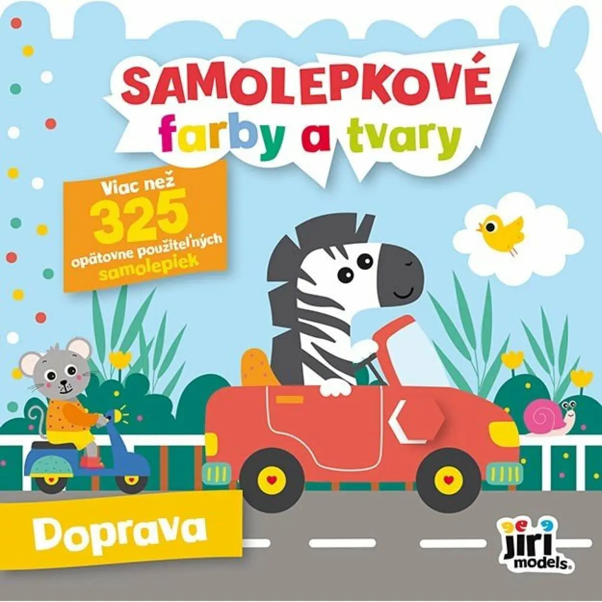 Samolepkové farby a tvary pre najmenších Dopravné prostriedky