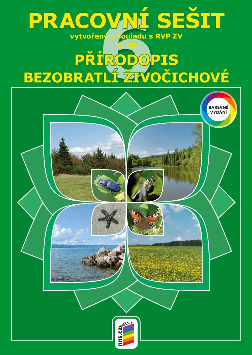 Přírodopis 6, 2. díl - Bezobratlí živočichové (barevný pracovní sešit) - Eliška Musilová