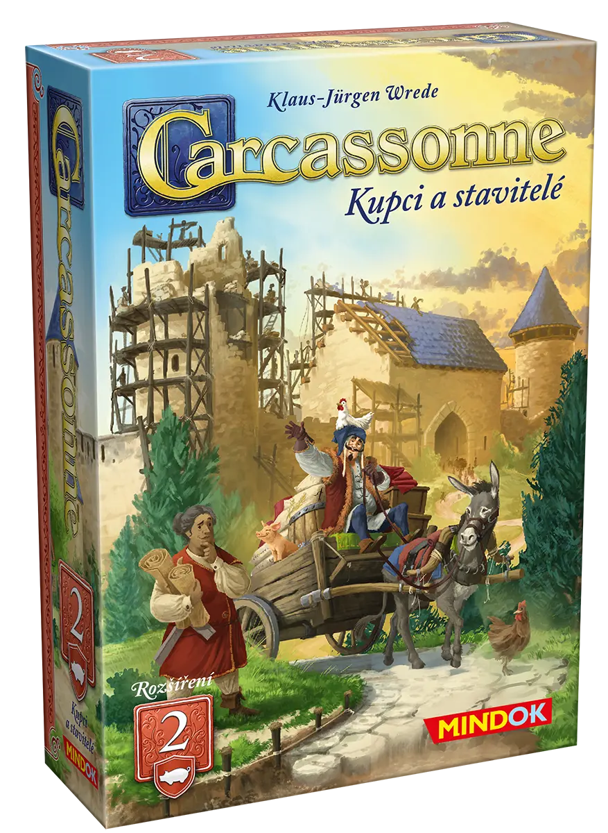 Carcassonne: Kupci a stavitelé (Rozšíření 2) - Klaus - Jürgen Wrede