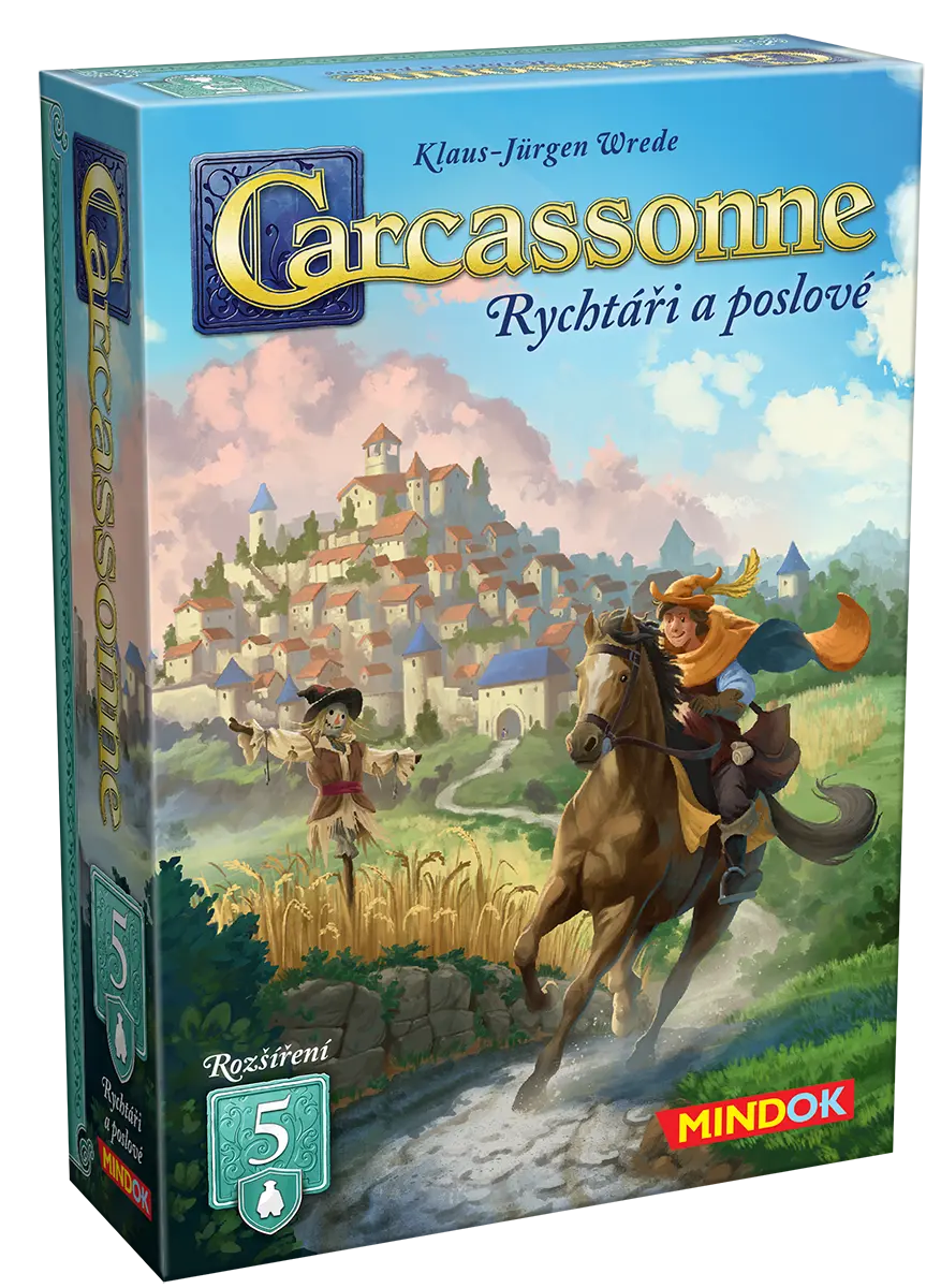 Mindok Carcassonne 5. rozšíření - Rychtáři a poslové (2025)