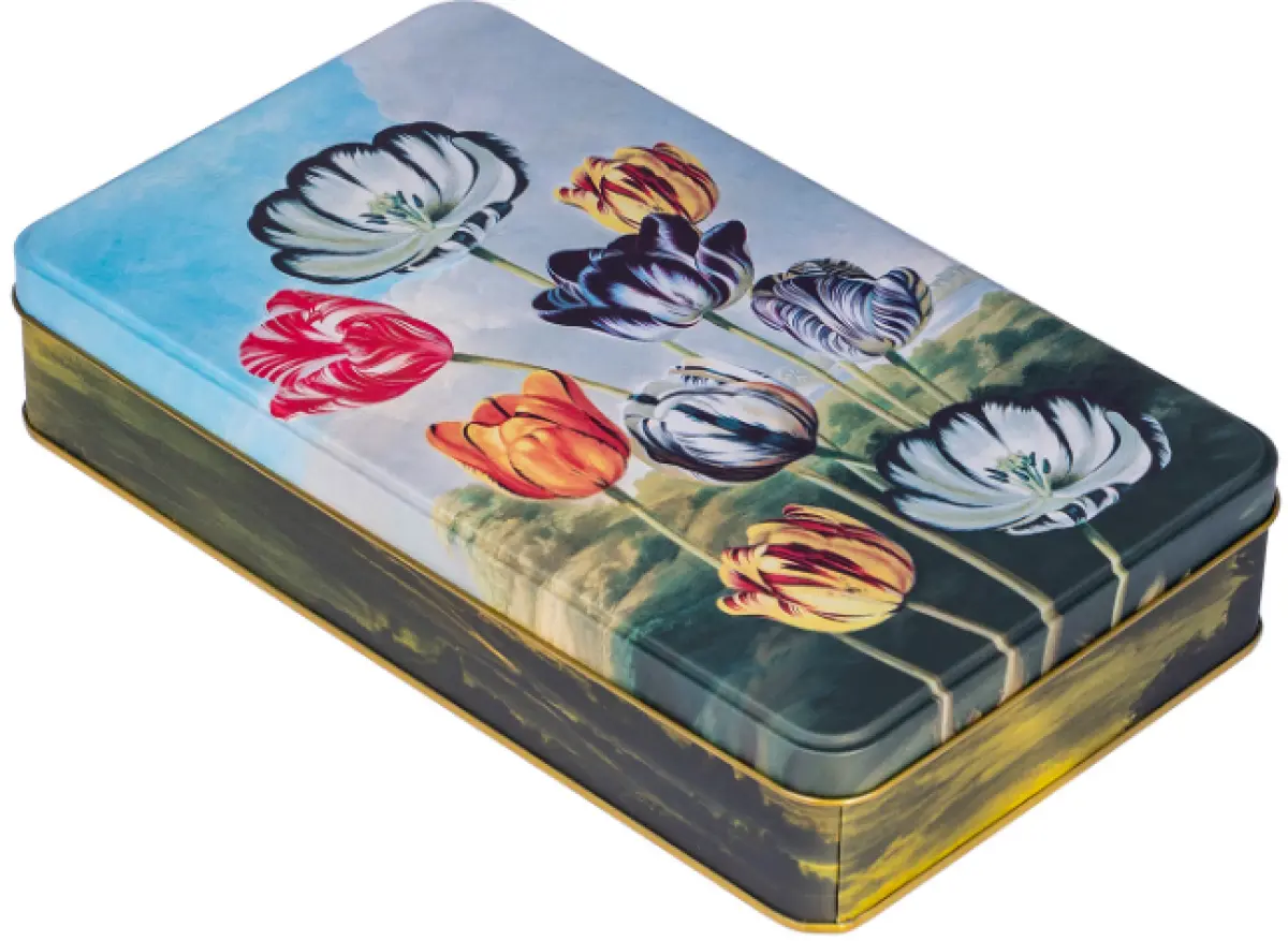 Plechová dóza Tulipány - Kateřina Winterová collection - Kateřina Winterová