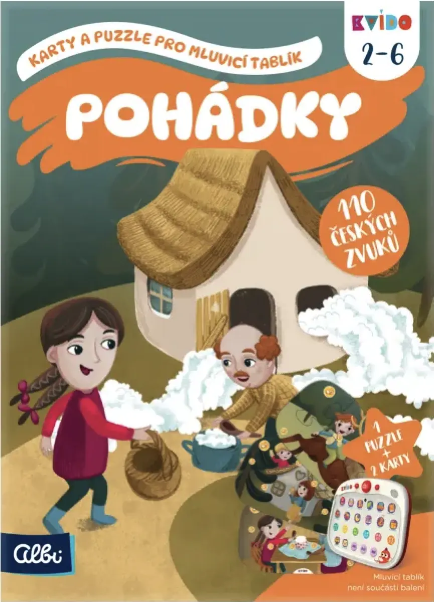 Kvído - Karty a puzzle pro mluvicí tablík: Pohádky - Albi