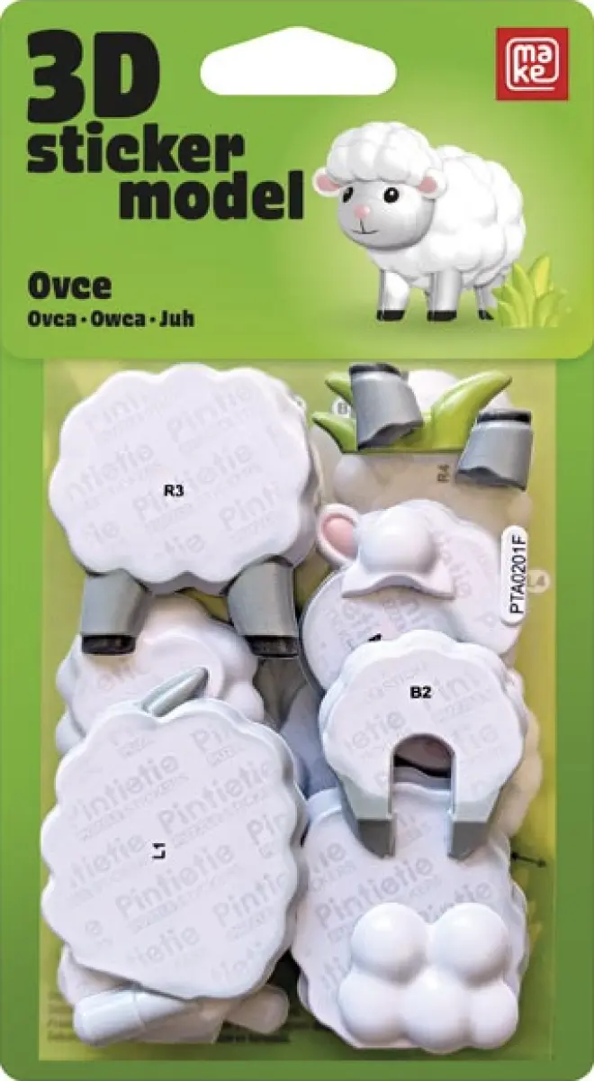 3D Samolepková ZOO - Ovce