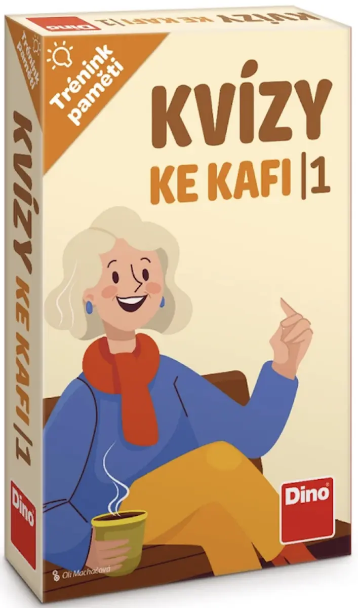 Dino Trénink paměti: kvízy ke kafi 1 Naučná hra