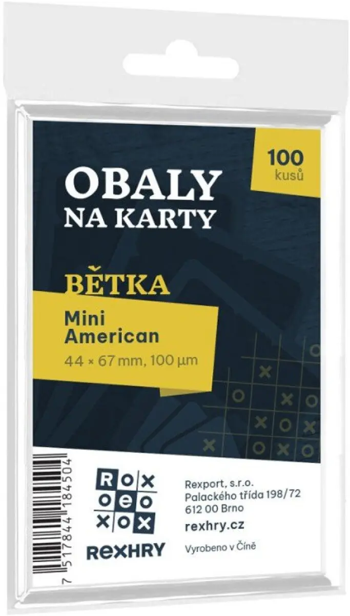 Obaly na karty: Bětka (Mini American) 44 x 67 mm