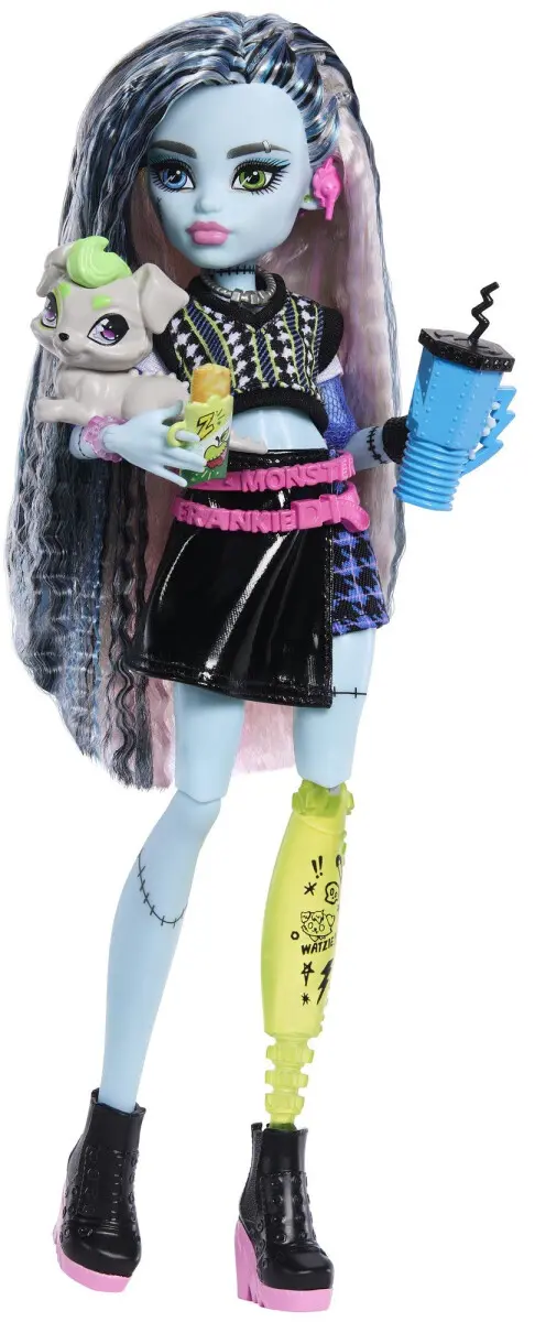 Mattel monster high panenka monsterka - frankie, jhk31