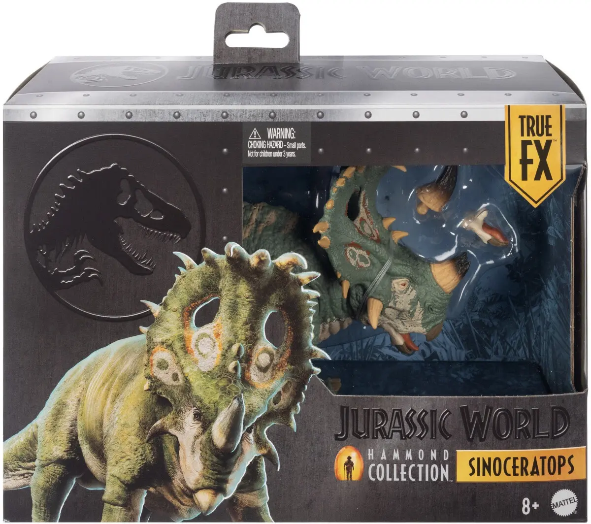 Mattel jurassic world hammond sběratelský sinoceratops, jkg88