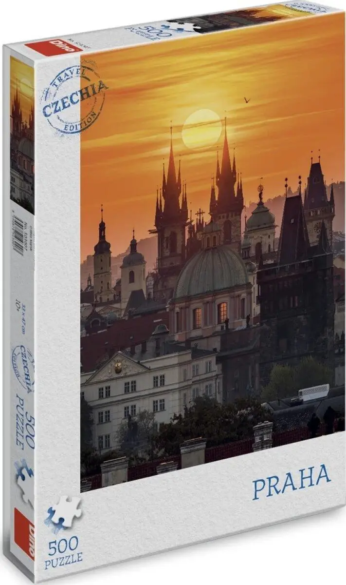Dino Praha stověžatá Puzzle 500 dílků TRAVEL