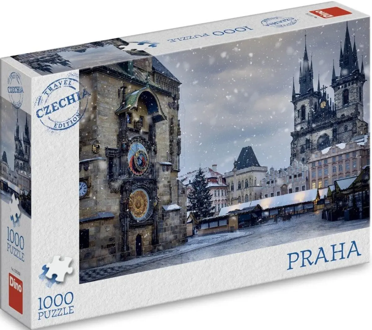 Puzzle 1000 Zimní orloj