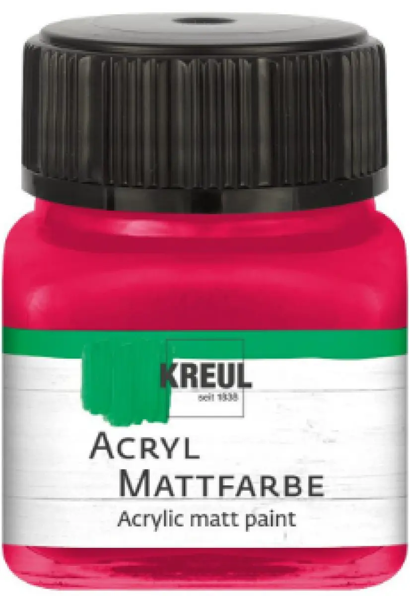 Akrylová barva Kreul Matt – 15 Carmine