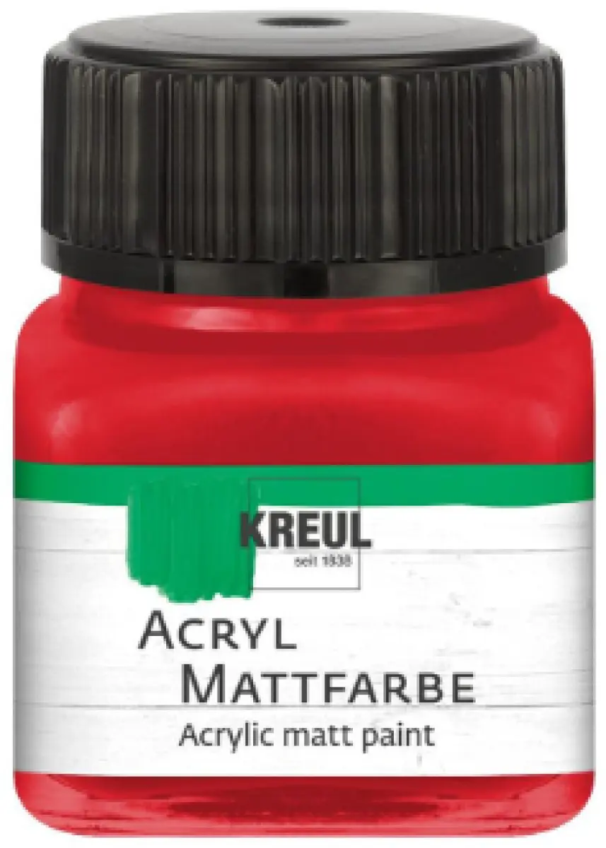 Akrylová barva Kreul Matt – 72 Dark Red