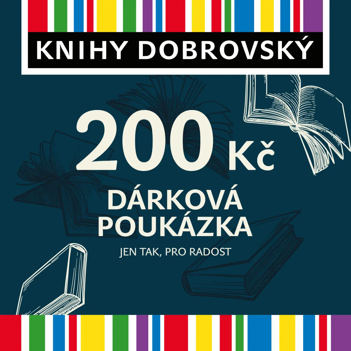 Elektronická dárková poukázka pro potěšení 200 Kč