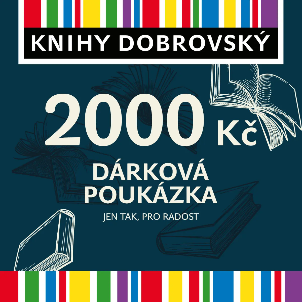 Elektronická dárková poukázka pro potěšení 2000 Kč