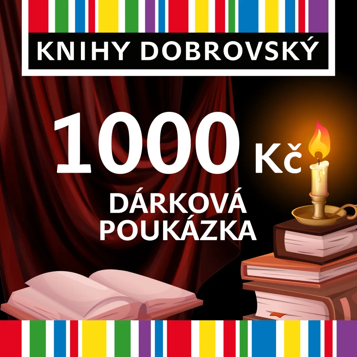 Elektronická dárková poukázka pro smyslné čtení 1000 Kč