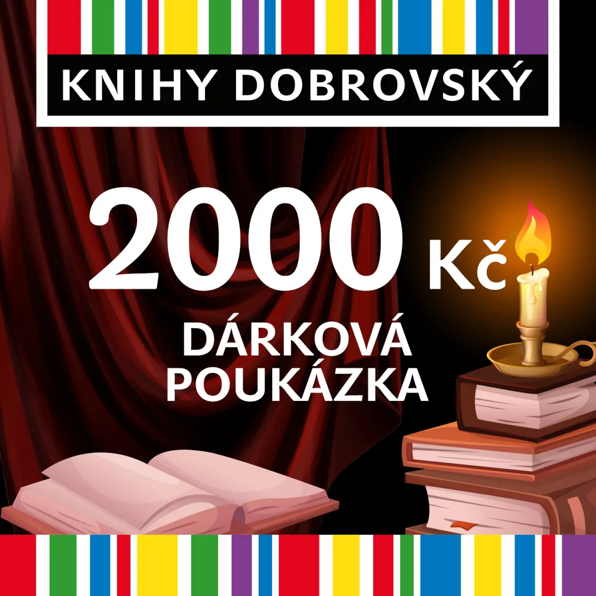 Elektronická dárková poukázka pro smyslné čtení 2000 Kč