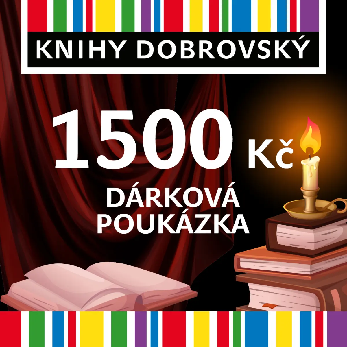 Elektronická dárková poukázka pro smyslné čtení 1500 Kč