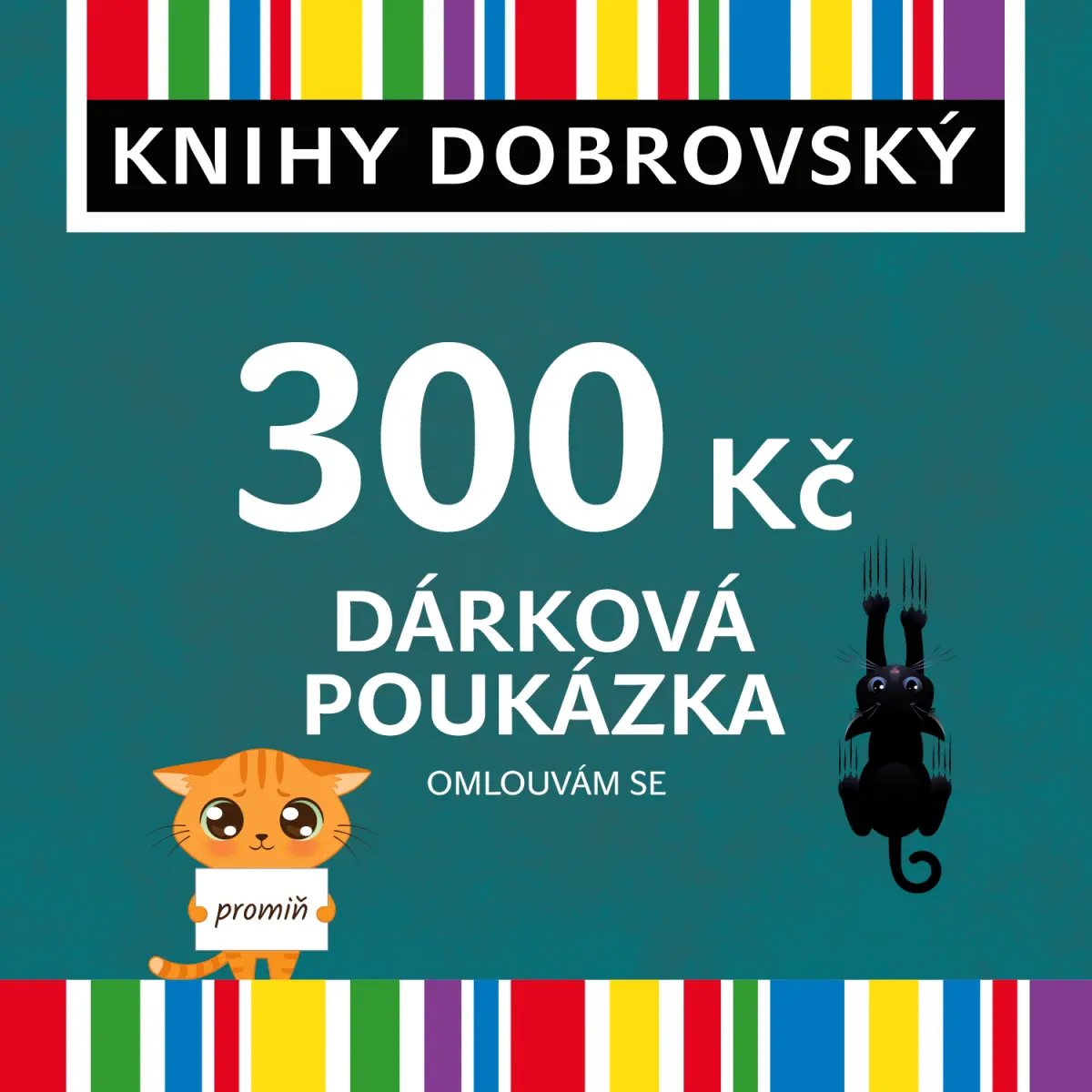 Elektronická dárková poukázka na usmířenou 300 Kč