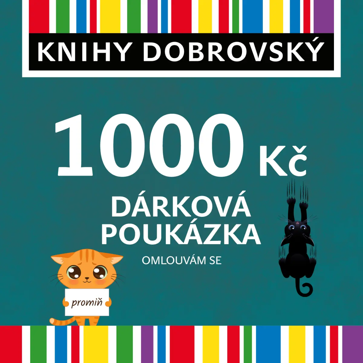 Elektronická dárková poukázka na usmířenou 1000 Kč