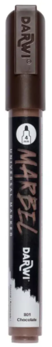 Akrylový marker Marbel 4mm – 801 Chocolate