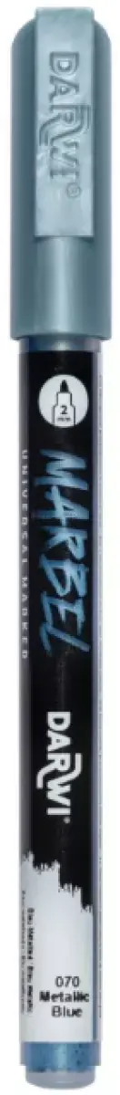 Akrylový marker Marbel 2mm – 070 Metallic Blue