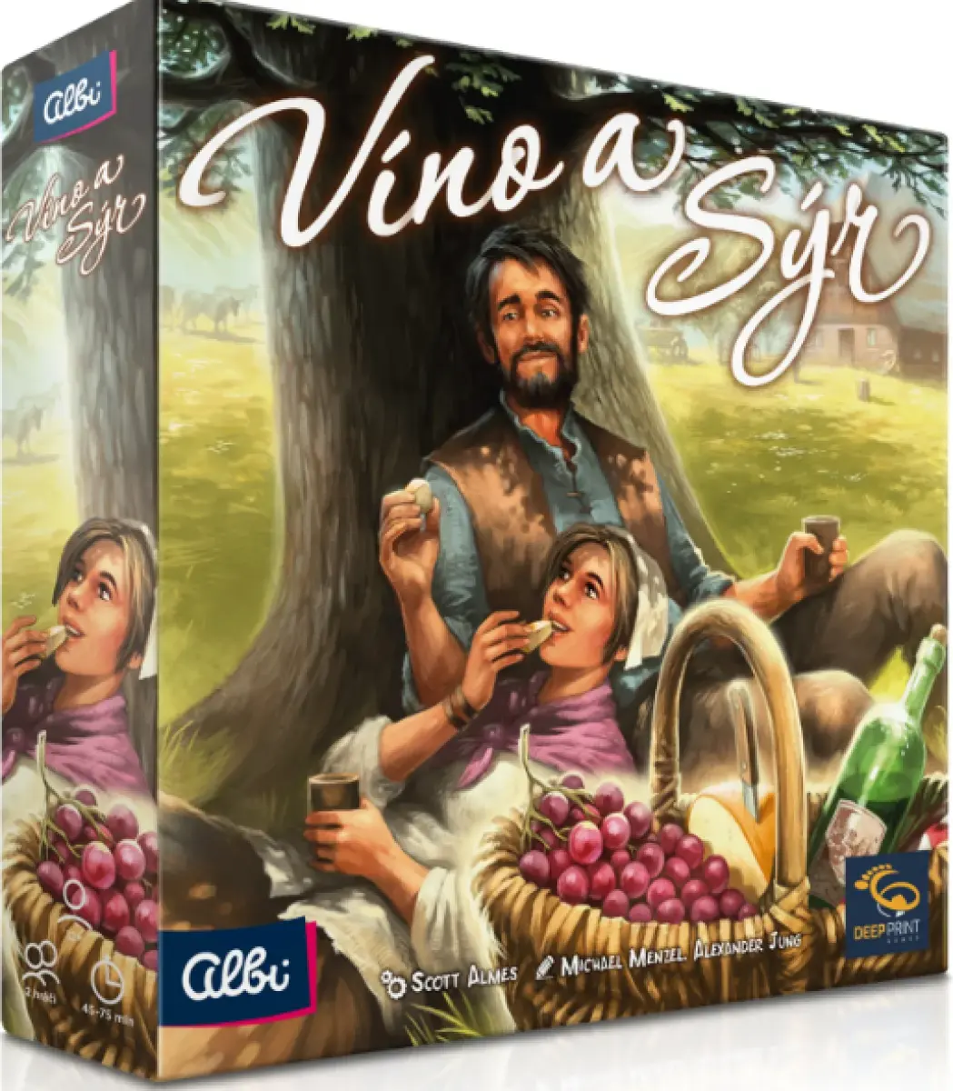 Víno a sýr - Scott Almes, Michael Menzel (ilustrátor), Alexander Jung (ilustrátor)