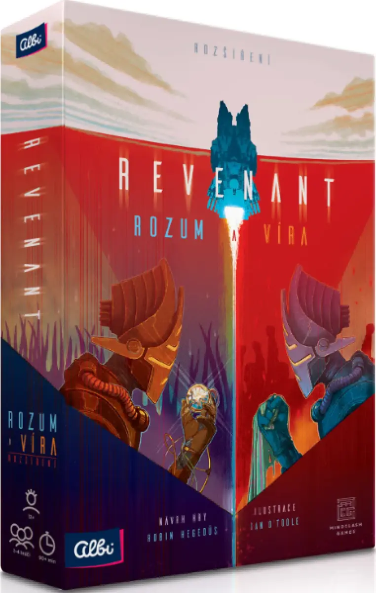 Revenant: Rozum a víra - Allan Kirkeby, Ian O'Toole (ilustrátor),Revenant: Rozum a víra - Allan Kirkeby, Ian O'Toole (ilustrátor) - hra z kategorie Os