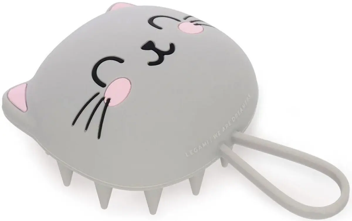 Masážní hřeben na pokožku hlavy Legami Scalp Massager - Kitty