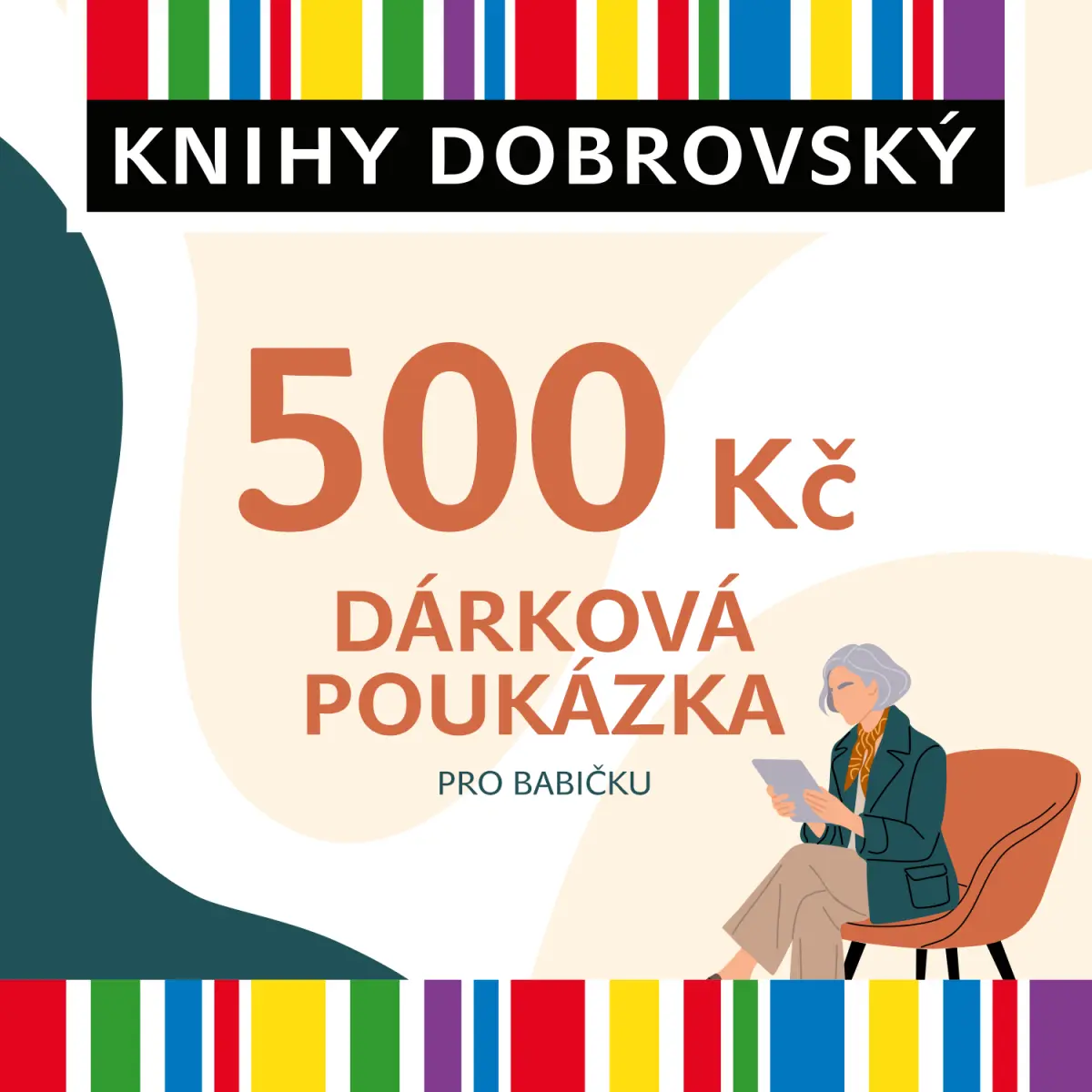 Elektronická dárková poukázka pro babičku 500 Kč