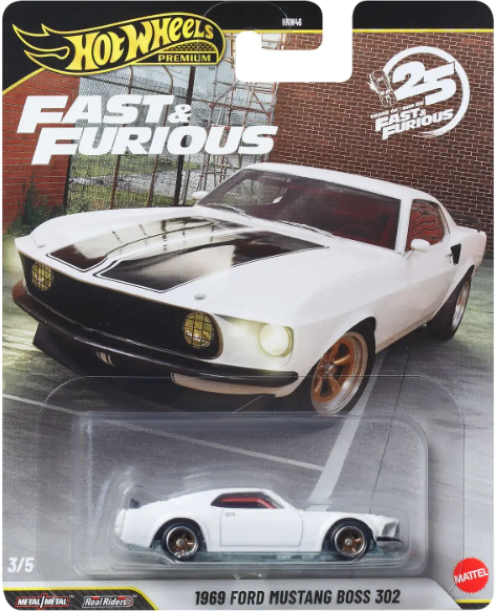 Hot Wheels Premium Fast & Furious - 69 Mustang Boss 302