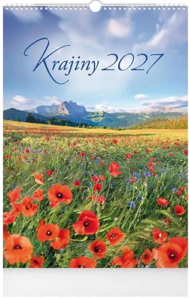 Kalendář 2027 nástěnný Krajiny