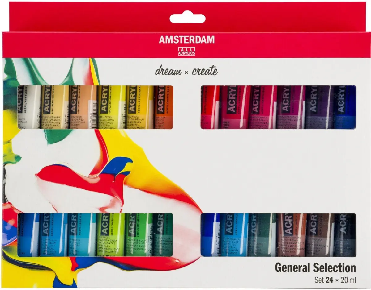 Sada akrylových barev Amsterdam Standard - 24 x 20ml