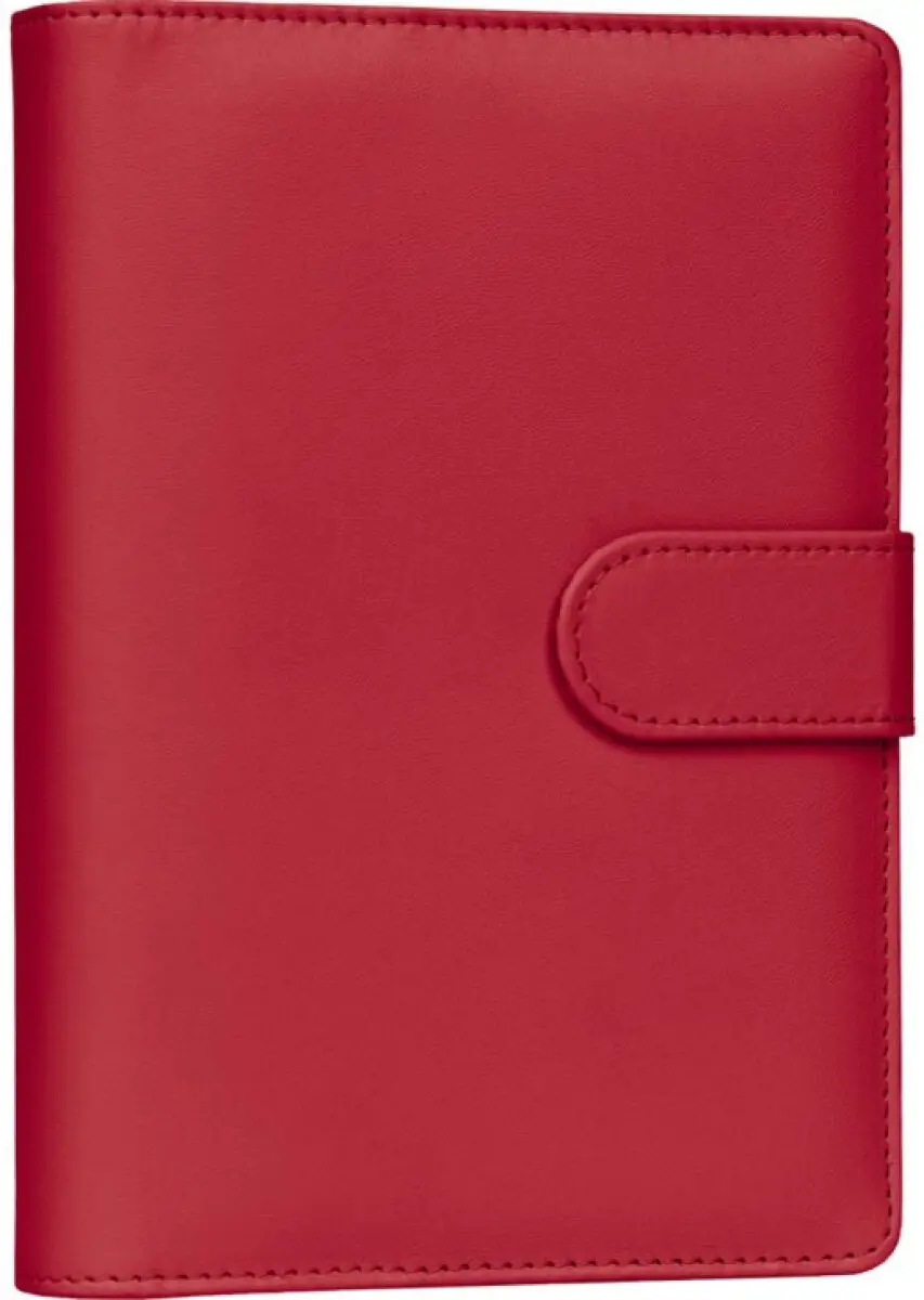Týdenní diář 2027 Notique Refill kroužkový 12,5 x 19 cm sytě červený