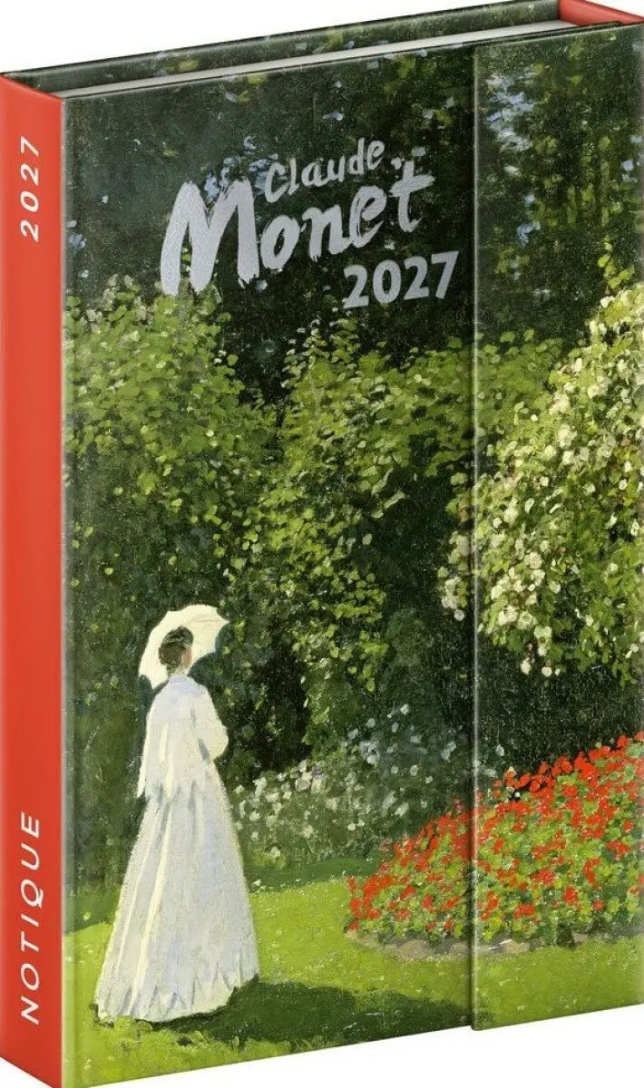 Týdenní diář 2027 Notique magnetický Claude Monet 11 x 16 cm