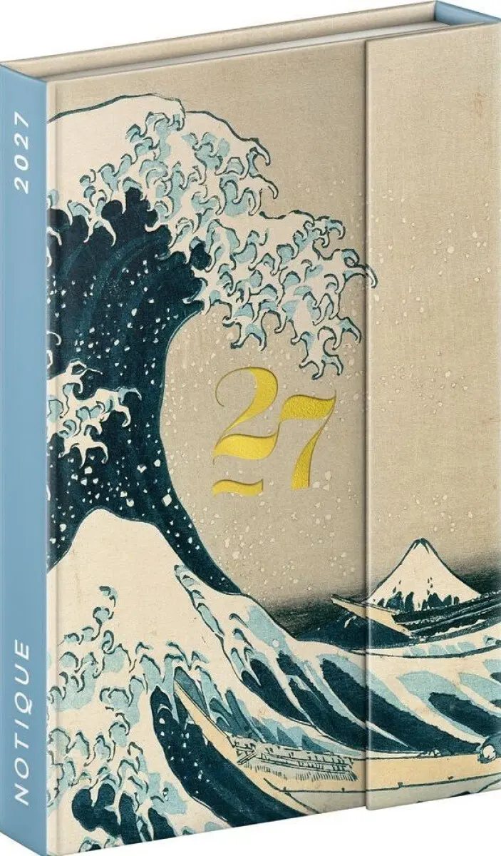 Týdenní magnetický diář 2027 Katsushi Hokusai